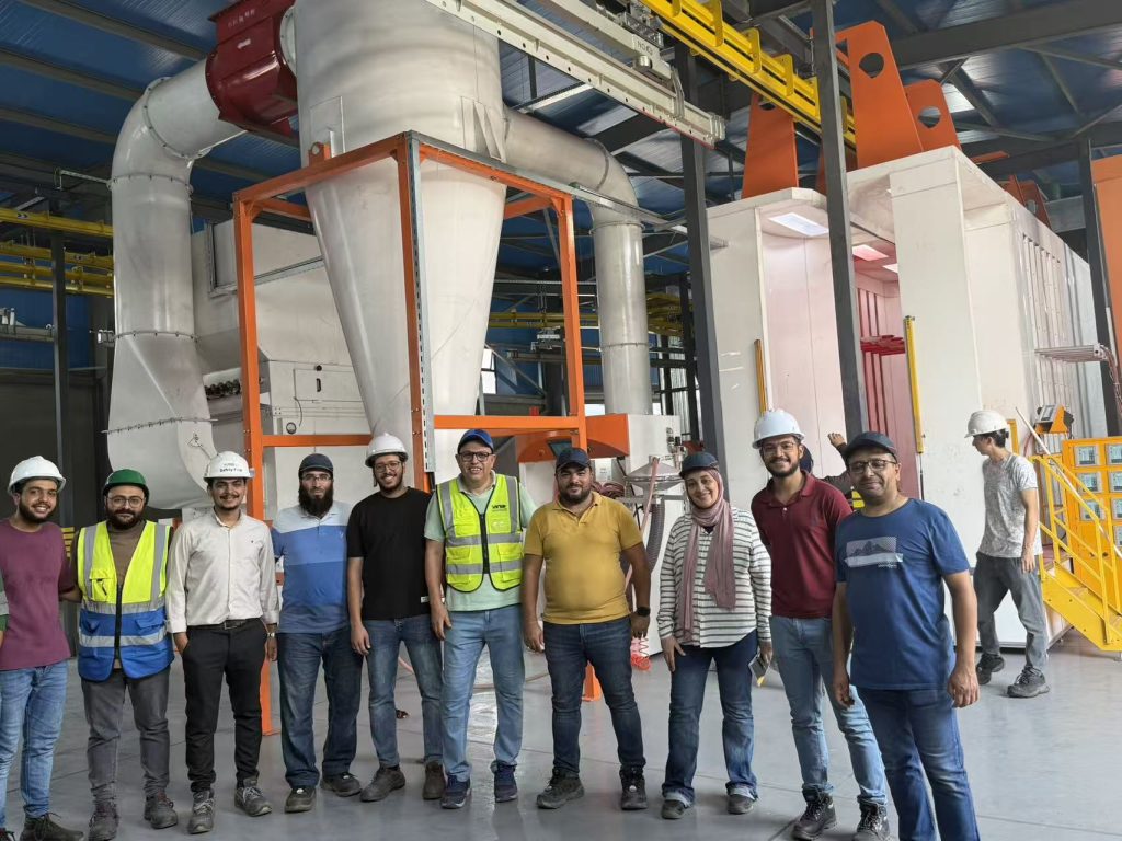 YING International Group Successfully Handed Over New Power & Free Powder Coating Line to ACROW Misr