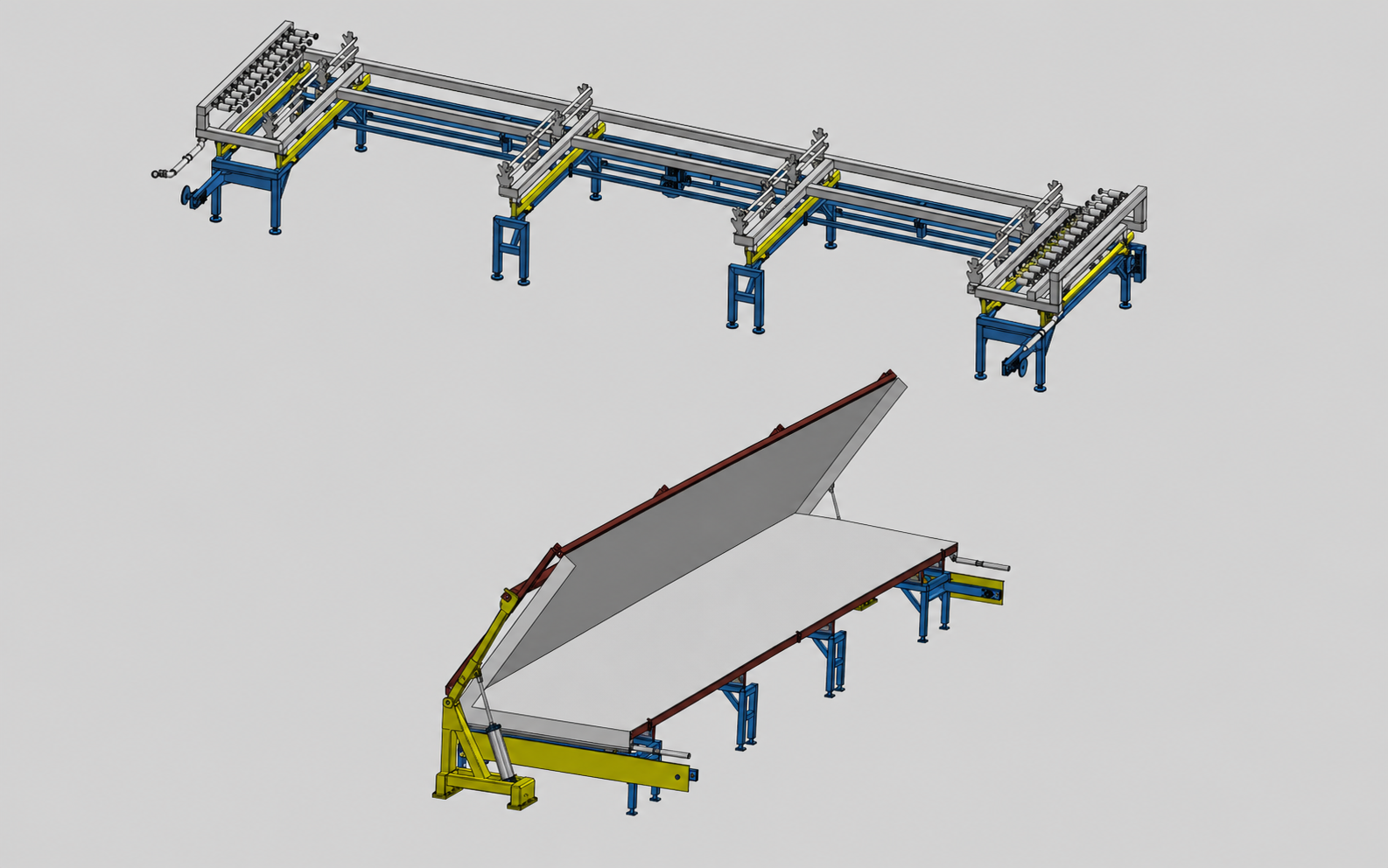 US-2B working tables for profile and sheet