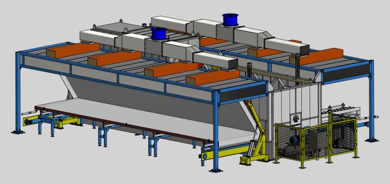 US-2B sublimation machine for profile and sheet